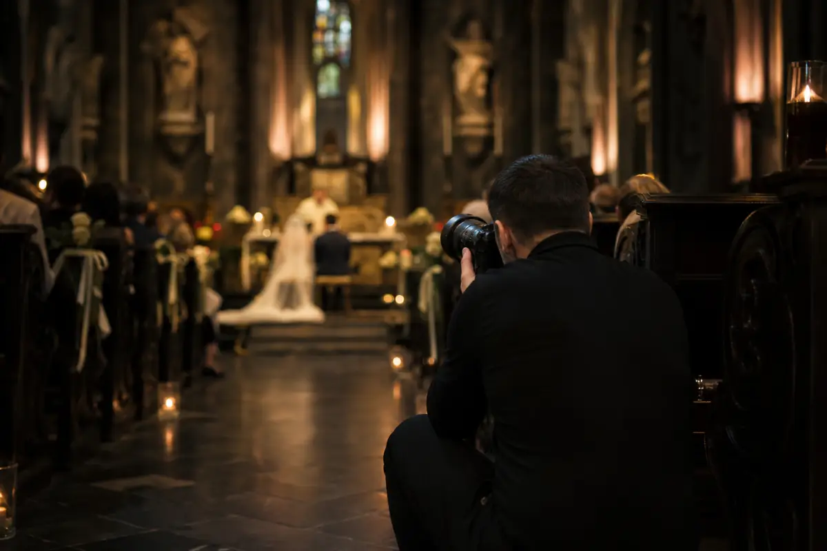 Fotograferen in een donkere kerk